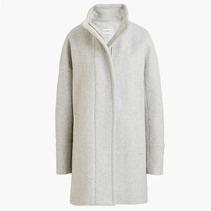 Grey J Crew Coat Like New